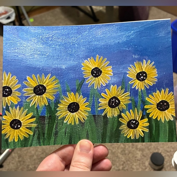 Sunflower Scenery Art Prints *frame not included * - Picture 2 of 3